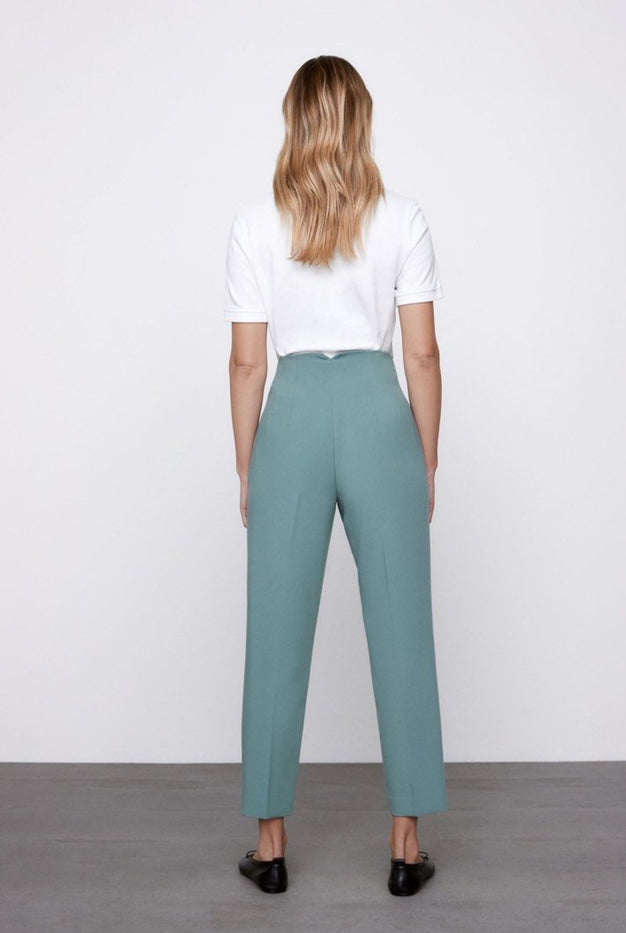 Dusty green orjinal brand design trousers