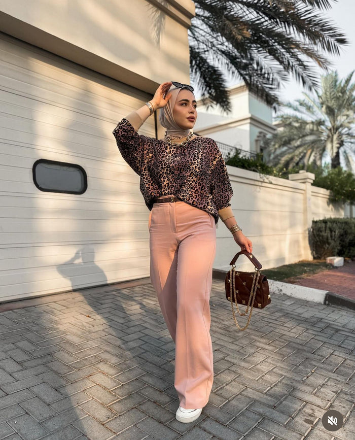 Orijinal  brand b. Pink wide leg trousers