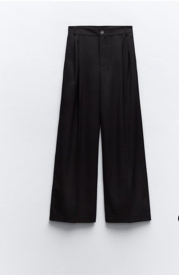 Black wide pants