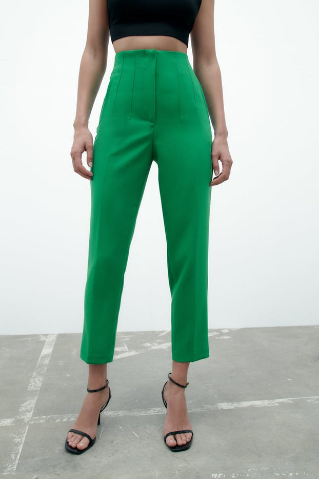 Dark green orijinal brand design trousers