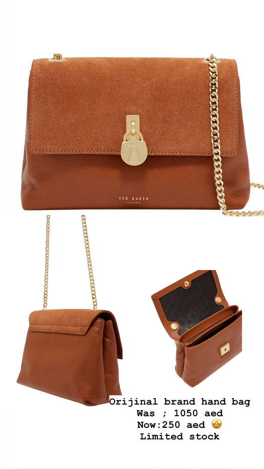 Ted Baker Helena Suede and Leather Cross-body Bag