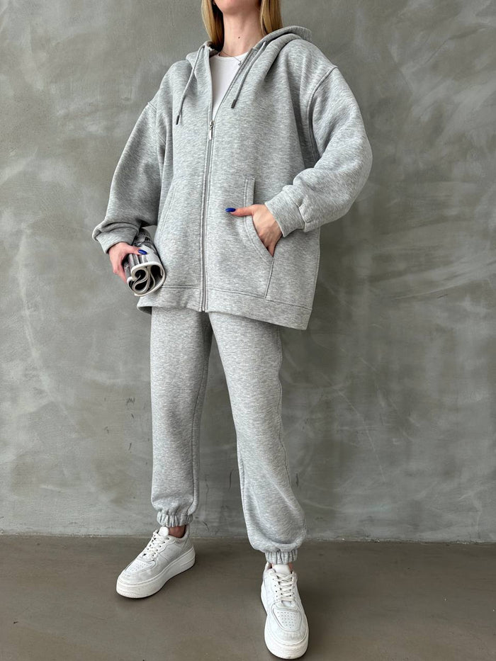 Grey free size tracksuit