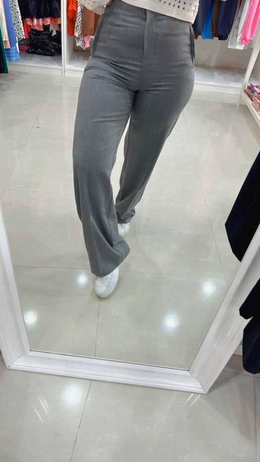 Dark grey orjinal brand design  wide trousers