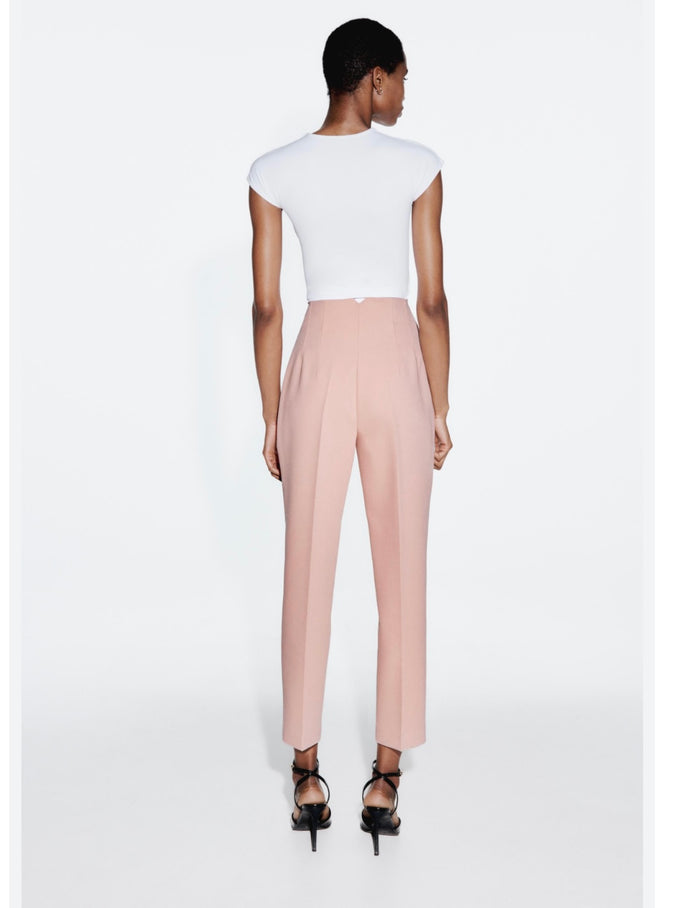 dusty pink orijinal b rand design trousers