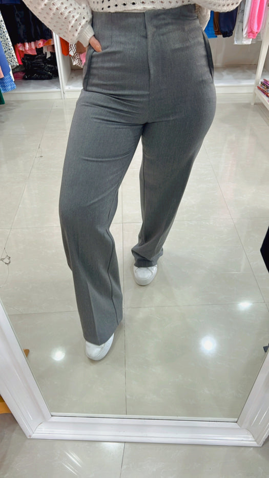 Dark grey orjinal brand design  wide trousers