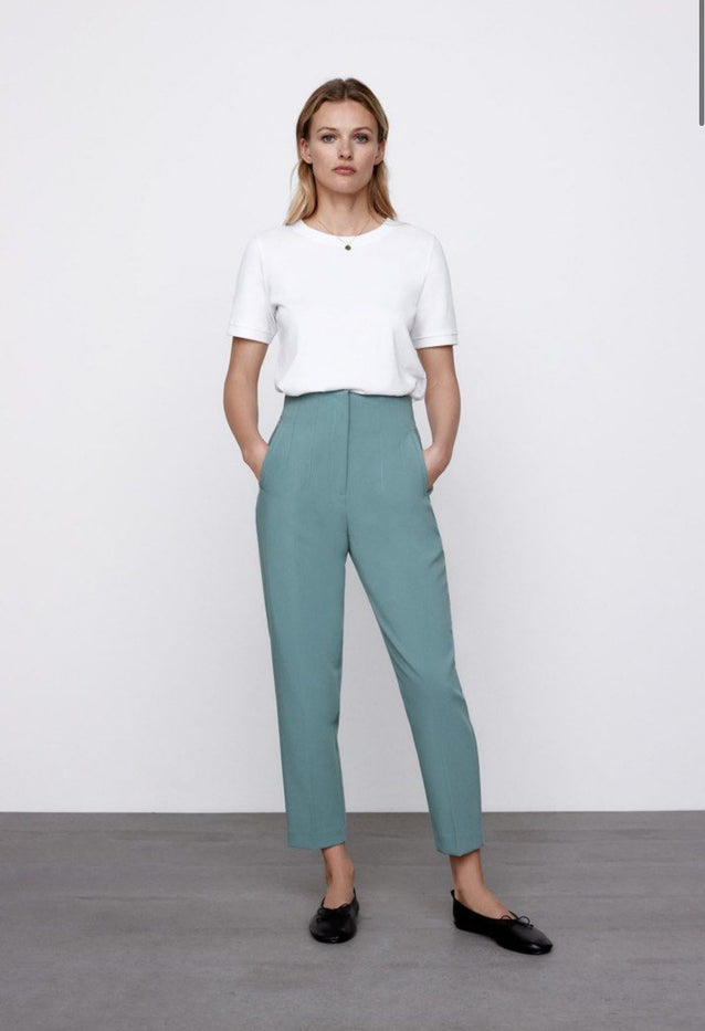 Dusty green orjinal brand design trousers