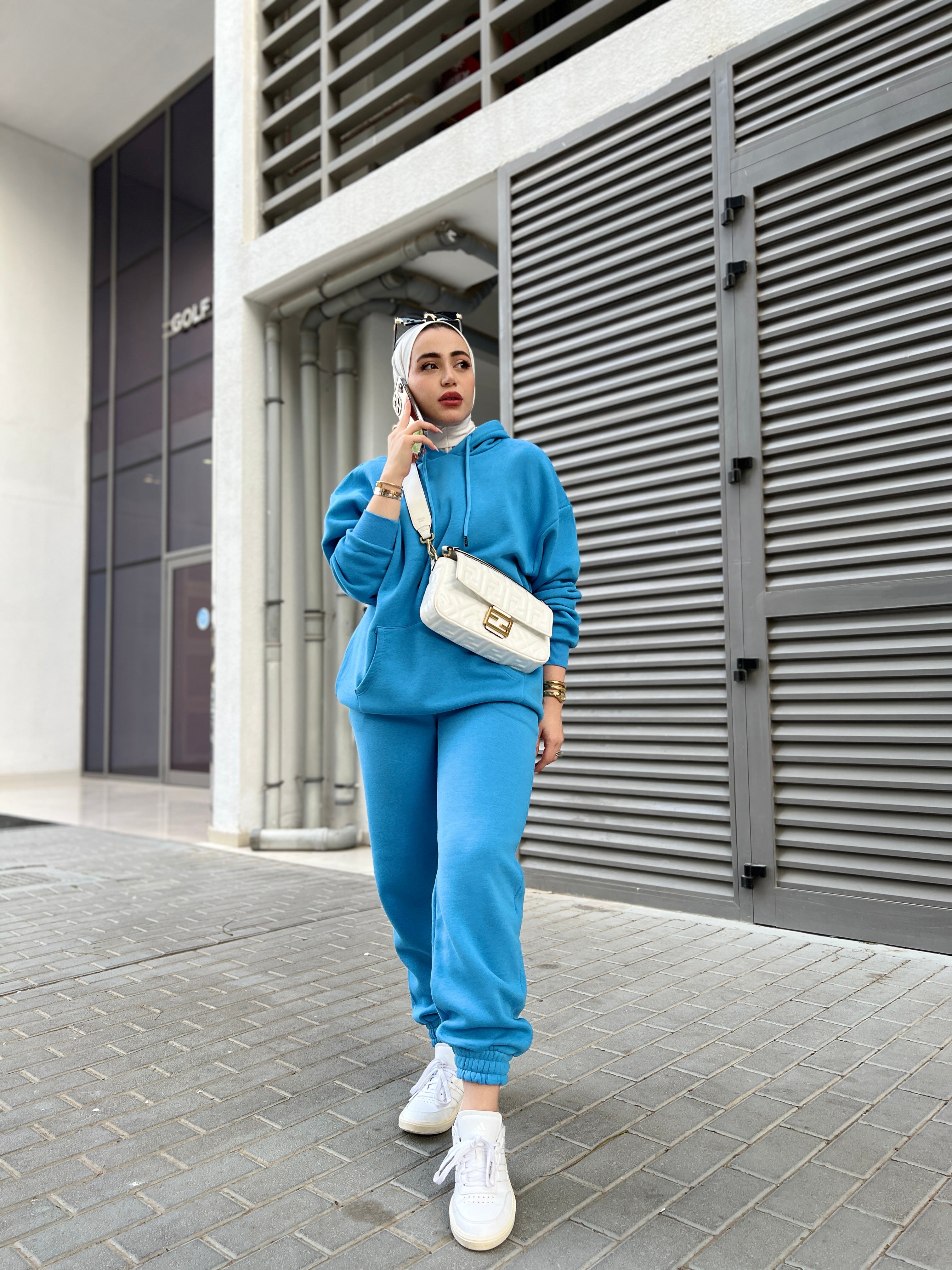 BLUE TRACKSUIT