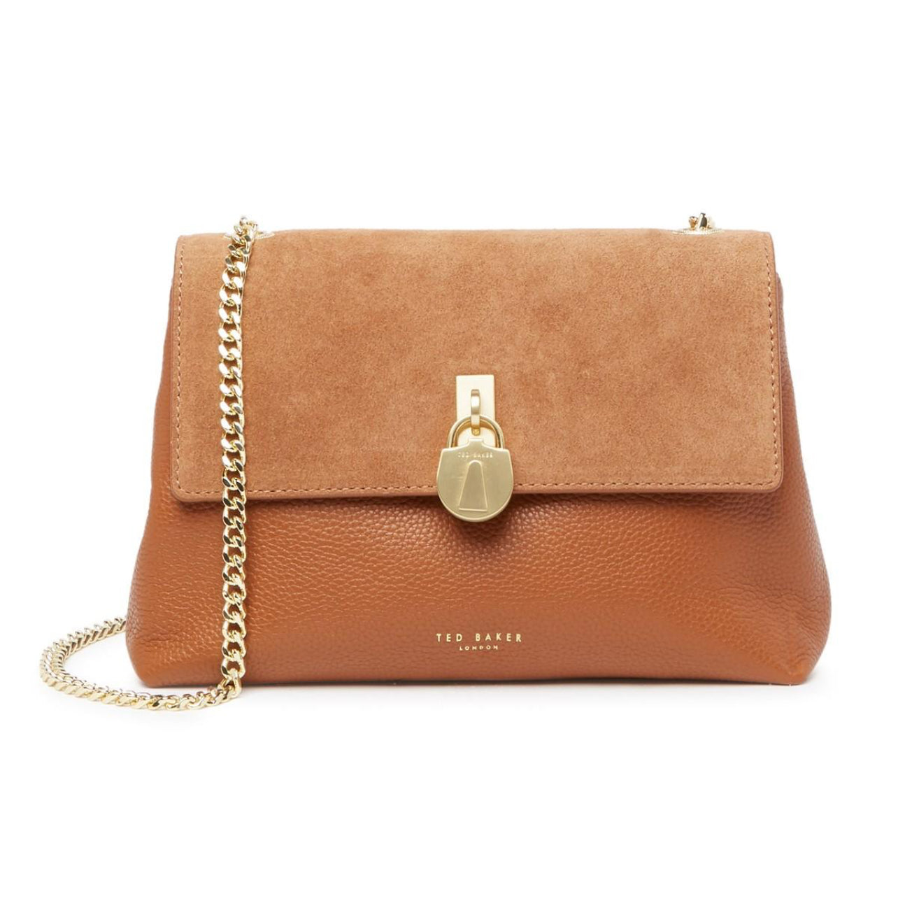 Ted Baker Helena Suede and Leather Cross-body Bag