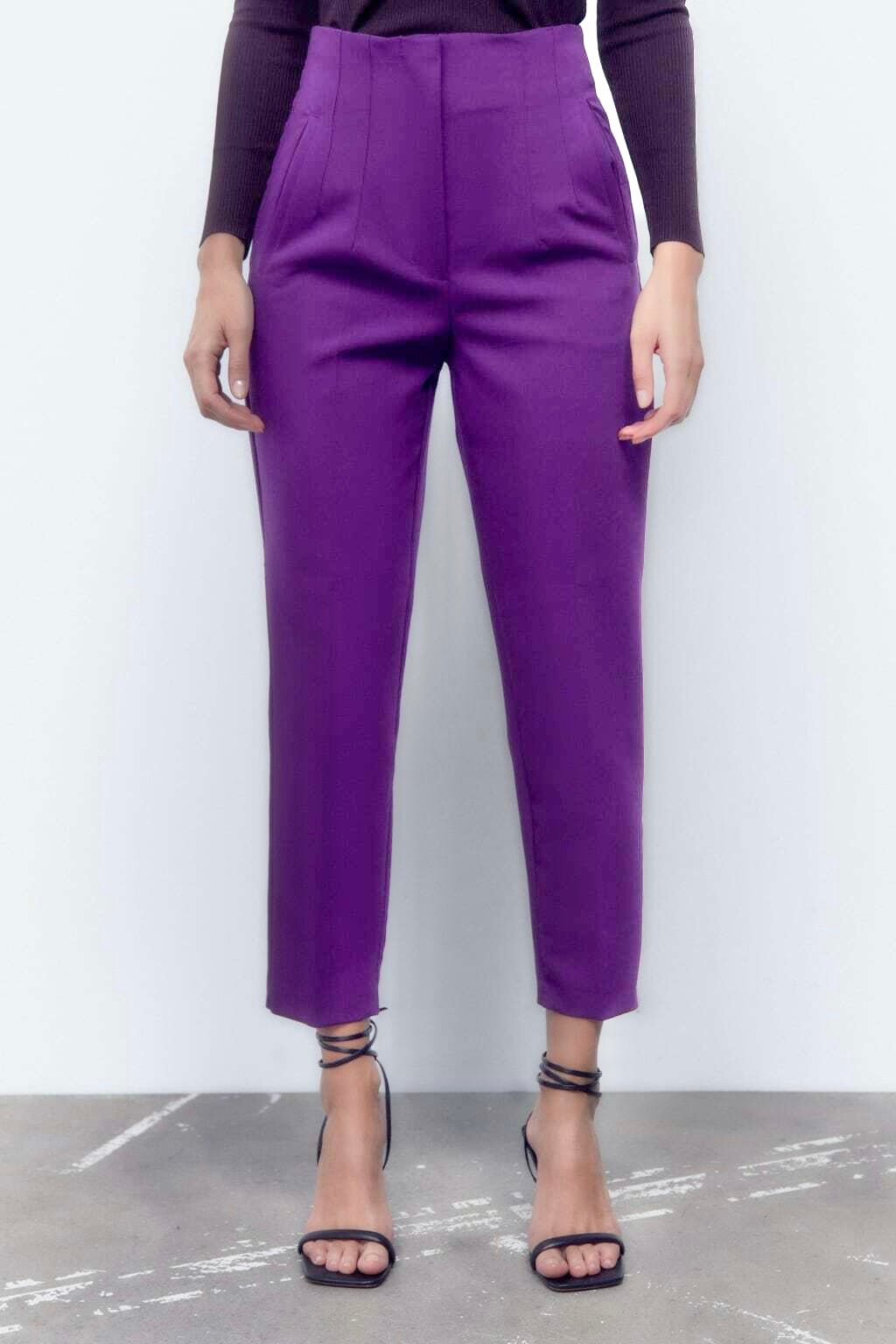 Bright Purple orijinal design brand trousers