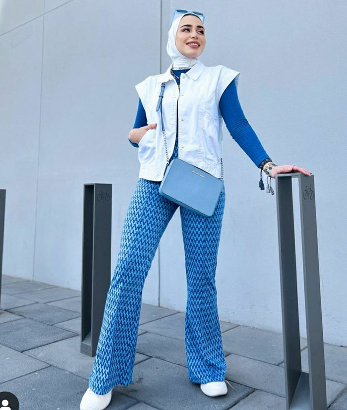 Blue ethnic pants