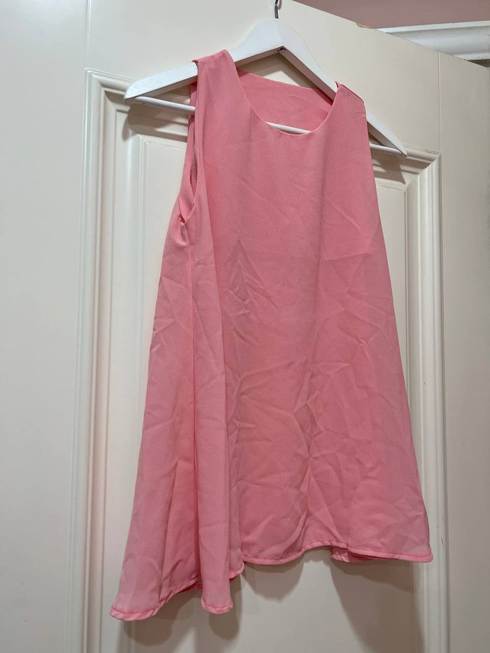 Chiffon sleeveless blouse