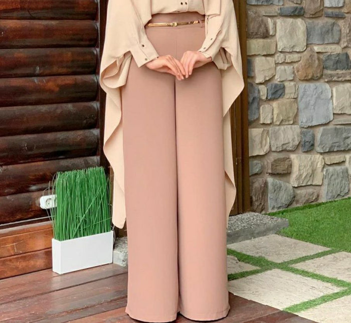 Brown skirt pants