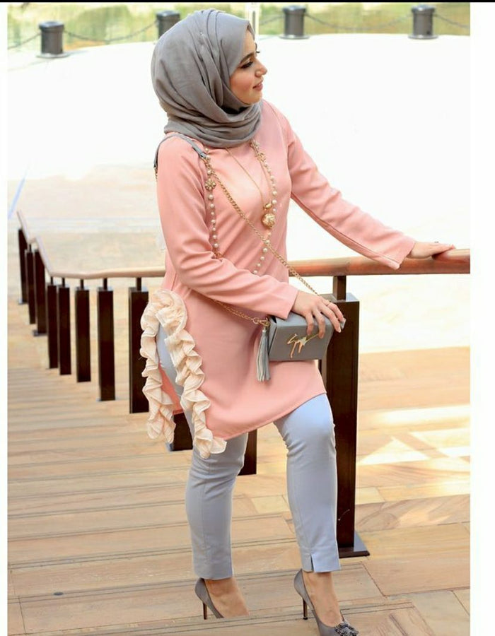 pink tunic