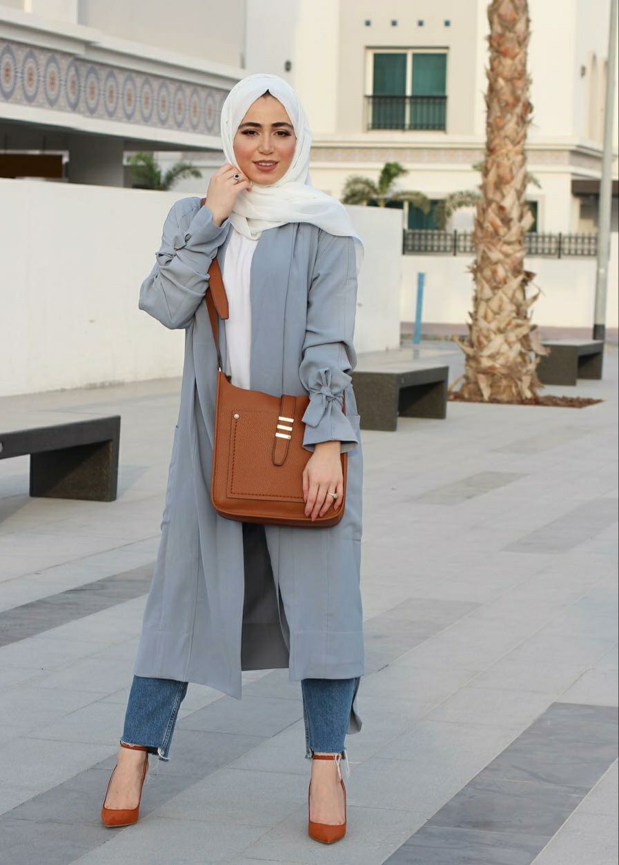 Grey long jacket