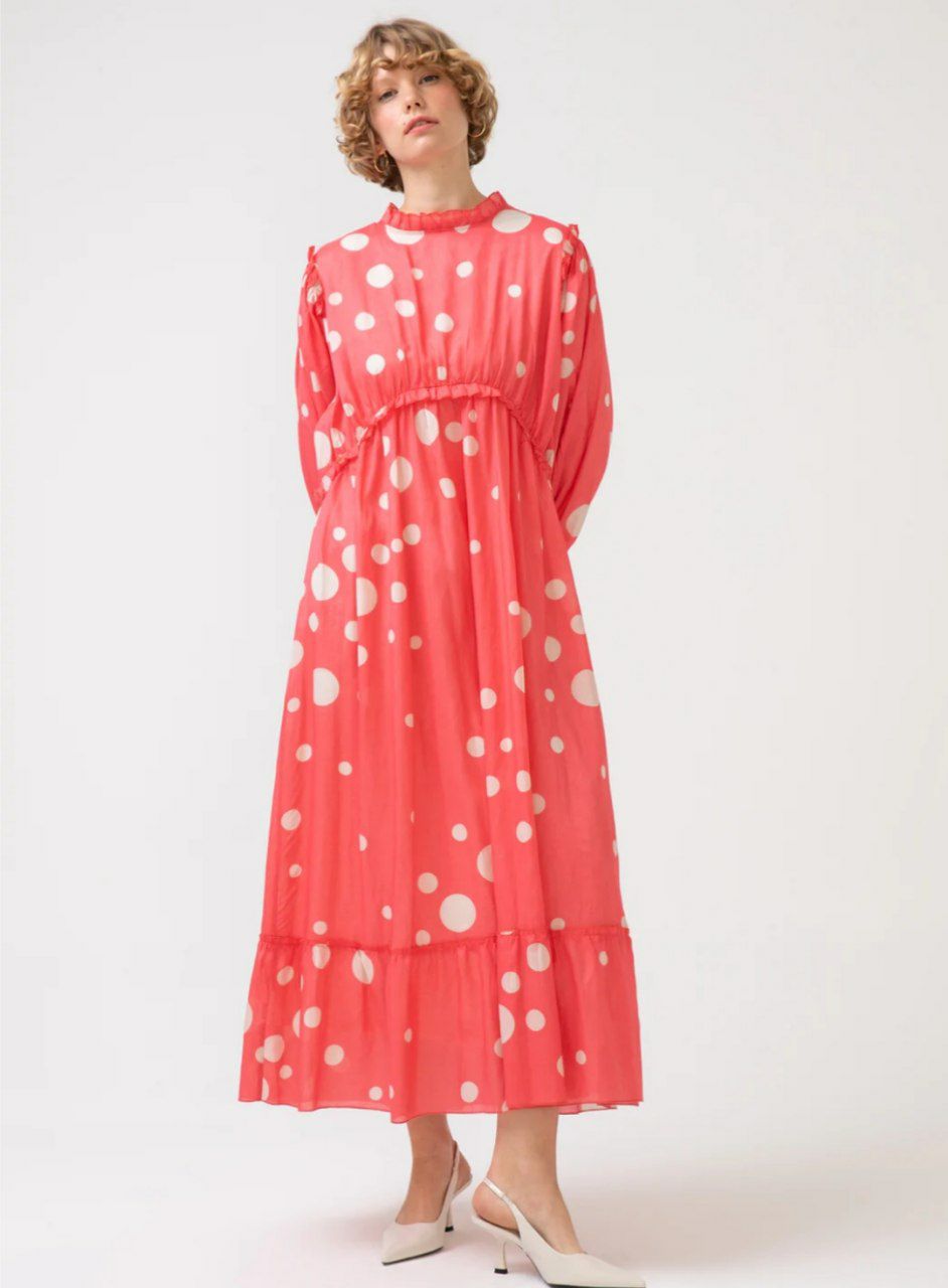 Pink cotton dress